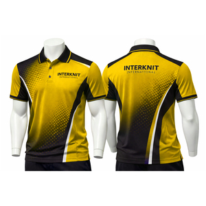 Camiseta de Golf OEM para Hombre con Logotipo Personalizado |   Ropa Deportiva Transpirable de Manga Corta, Tejida, 100% Algodón - Product Image 2