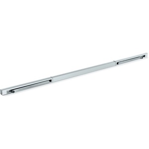 Rail coulissant ISM pour porte latérale à charnière TS 5000 Blanc 9016 avec loquet et ferme-porte GEZE - Product Image 1
