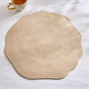 Handcrafted Glass <b>Beads</b> Placemat With Elegant Beaded Design Satin Cloth for <b>Baking</b> & Tabletop Gift for Friends & Family - Product Image 4