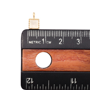 Rainbow Moonstone 925 Sterling Silver Square Shape Gold Plated <b>Pendant</b> Jewelry Making The June <b>Birthstone</b> Month & Zodiac Signs - Product Image 5