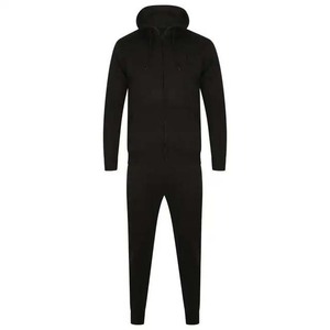 100% algodón Material personalizado peso pesado manga larga precio barato ropa deportiva entrenamiento y Jogging desgaste invierno chándales hombres - Product Image 3