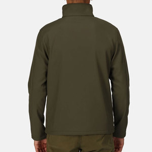 แจ็กเก็ตซอฟต์เชลล์แบบมีซิปสำหรับผู้ชายคอตั้งโลโก้ของคุณเอง - Product Image 6