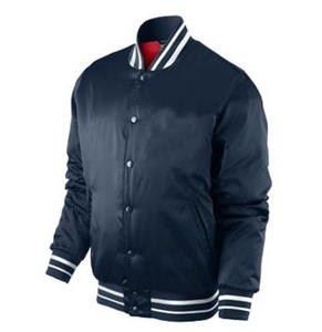 Chaqueta universitaria personalizada de alta calidad, chaqueta bomber de exterior de talla grande para hombre - Product Image 4