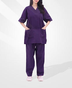 ชุดยูนิฟอร์มแพทย์แบบจั๊มสูทสำหรับพยาบาล ทันตแพทย์ เด็ก และบุคลากรทางการแพทย์อื่นๆ  ลายโลโก้ส่วนตัว สำหรับฤดูร้อน  แบบ unisex - Product Image 5