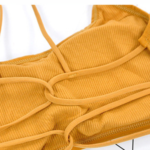 Phụ Nữ Nhanh Chóng Khô Tập Thể Dục Áo Ngực Không Dây Độn Thiết Kế Cho Phòng Tập Thể Dục Tập Luyện Yoga Chạy Thường Xuyên Hoạt Động Thường Xuyên Thường Xuyên Bao Gồm Cộng Với Kích Thước - Product Image 2