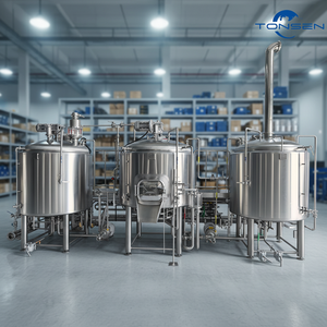 Fábrica de <span class=keywords><strong>Cerveza</strong></span> al Vapor, Equipo de Cervecería de 1000L, Máquina para Hacer <span class=keywords><strong>Cerveza</strong></span> - Product Image 1