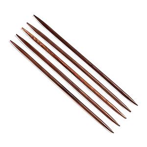 Juego de agujas de tejer de madera decorativas, 18 Uds., pequeñas a grandes, 2-10mm, kit de herramientas de agujas de tejer de hilo Romo redondo resistente - Product Image 4