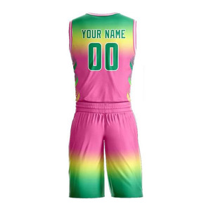 Uniforme de basket-ball d'équipe de club, impression numérique, jersey 100% polyester, shorts respirants, antibactériens, séchage rapide, personnalisé pour les joueurs - Product Image 6