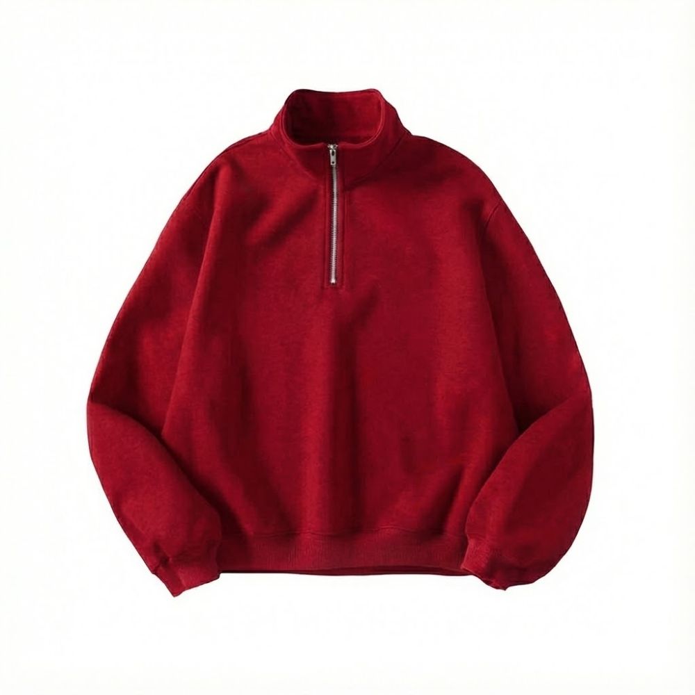 UHouse Sweat Homme Coton Sans Capuche Vintage Streetwear