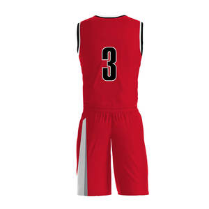 Uniforme de basket-ball léger pour hommes en polyester pour hommes vêtements de sport Top meilleure qualité conception uniforme de basket-ball pour hommes - Product Image 3