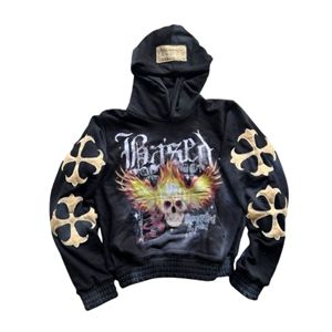 Sweats à capuche et sweatshirts de haute qualité pour hommes, vêtements d'hiver imprimés avec logo personnalisé, poids lourd 100% coton - Product Image 1