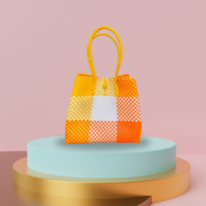 Wholesale Eco-Friendly Women's Medium Woven Tote Bag Handmade Recycled Plastic Material From Indonesia Apparels - Product Image 3