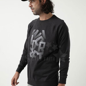 Custom Logo Men Sweatshirt Stylish Streetwear <b>Design</b> Cotton Blended for Casual Wear Winter Print Pattern - Product Image 2