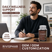Offre Spéciale : Gommes d'Ashwagandha Véganes pour la Relaxation, le Soulagement du Stress, la Concentration et la Sérénité chez l'Adulte – OEM Accepté