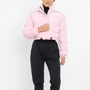 Best Selling Custom Size Printed Canvas Puffer <b>Jacket</b> Winter Wear Breathable Waterproof Reversible Nylon Lining Cotton New - Product Image 1