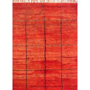 Alfombras de Lana Anudadas a Mano Zuri, Patrón Geométrico Rosa y Morado, Estilo Boho para el Hogar, para Sala de Estar, Decoración de Pasillo, Paem-658, Tamaño 9x12 - Product Image 4