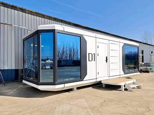 บ้านคอนเทนเนอร์ทรงแคปซูลอวกาศ ผลิตในจีน ขนาด 20 ฟุต 40 ฟุต บ้านเคลื่อนที่จากตู้คอนเทนเนอร์ขนส่งสินค้า สำหรับอยู่อาศัย ขายไปยังดูไบ โอมาน - Product Image 6