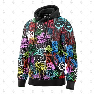 Sweat à capuche en coton uni personnalisé, tricoté, avec poche, coupe ample, tissu doux et léger, style décontracté, OEM en gros - Product Image 5