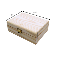 Organisateur de rangement multifonctionnel en bois massif peint de qualité supérieure, durable, décoratif, pour souvenirs, bijoux, coffret à souvenirs, cadeau unique