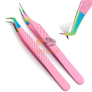 Mới Sợi Mẹo Lash Nhíp Cho Lông Mi Mở Rộng-Chuyên Nghiệp Lash Công Nghệ Nguồn Cung Cấp Phải Có-Khối Lượng Khởi Động Màu Hồng Cầu Vồng Bộ - Product Image 5