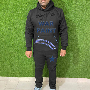 Conjunto Deportivo para Hombre de Ajuste Cómodo, 100% Algodón, Ropa Deportiva Urbana con Capucha, Uso Diario, Opciones OEM/ODM Disponibles - Product Image 1