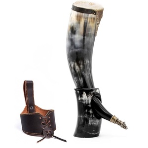 Corne à boire Viking polie écologique personnalisée de la meilleure qualité, artisanat naturel fabriqué à la main pour un restaurant à domicile inspiré - Product Image 5