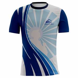 Diseño personalizado Logo Sublimación 100% Poliéster Malla de secado rápido Camisetas deportivas - Product Image 1