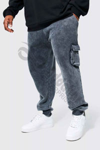 Pantalon de survêtement personnalisé de haute qualité Pantalon de survêtement rembourré pour temps froid hiver hommes Pantalon de jogging quantité décontractée coton imperméable - Product Image 4