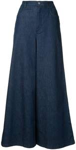 High Quality Women Pants and <b>Trousers</b> Wide legs Palazzo Blue Denim Slim Fit <b>Vintage</b> Casual Fashion Whole Sales - Product Image 6