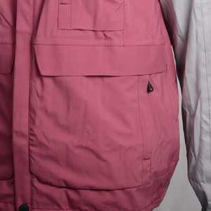 OAAX Coupe-vent à coque souple à revêtement imperméable pour homme, veste coupe-vent décontractée de style fitness remplie de polyester résistante à l'eau - Product Image 4