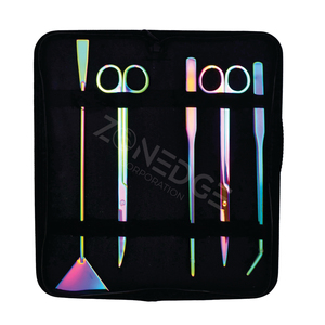 Kit d'outils de nettoyage d'aquarium manuel multicolore le plus vendu longue pince à épiler en acier inoxydable équipements de spatule pour aquarium - Product Image 6