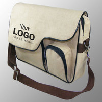 Sac d'école en jute et coton écologique, longues poignées réglables, sacs d'école Juco, logo imprimé personnalisé, sacs d'école