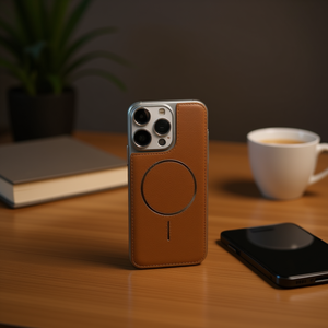 Funda Magnética de Cuero Genuino Premium con Anillo y Diseño de Color Puro para Teléfono Móvil A56/A36 - Product Image 3