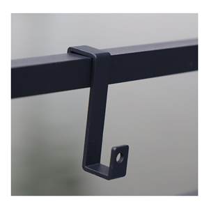 Crochets Amicasa Anthracite KONNECT GL845HK, lot de 6, rangement pour cuisine extérieure - Product Image 1