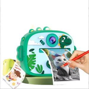 Anında baskı kamera sevimli çocuklar anında kamera yazıcı ucuz fabrika toptan fiyat dinozor anında fotoğraf kamerası baskı Mini cep yazıcı - Product Image 1