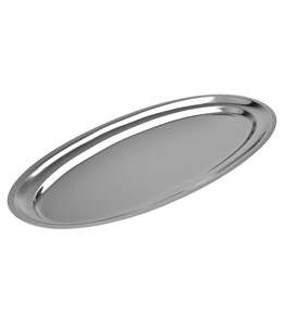 Plateau de service en métal poli et brillant, de forme et de taille personnalisées, fabriqué manuellement en inde - Product Image 5