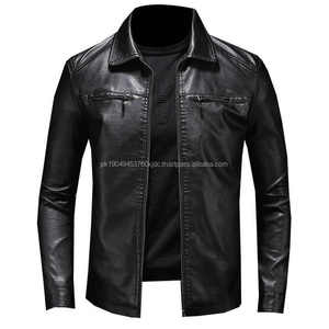 2025 Customized Top Design Men's Genuine <b>Leather</b> Bomber Cafe <b>Jacket</b> High Quality <b>Winter</b> Waseem Impex Custom Design - Product Image 1