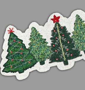 Napperon de table durable antidérapant fait à la main perlé de luxe - Product Image 1