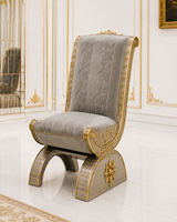 Ensemble de table et chaises de salle à manger de style impérial européen traditionnel, luxe, en teck, pliable, 10 places