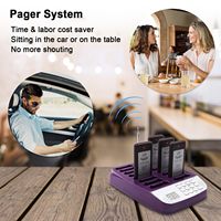 Système d'appel sans fil Daytech pour invités, 16 bipeurs de table personnalisés pour restaurants et bars