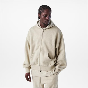 Sudadera deportiva ligera con cremallera, ajustada a la moda para hombre Sudadera con capucha, sudadera gruesa cálida de invierno con bolsillos - Product Image 3