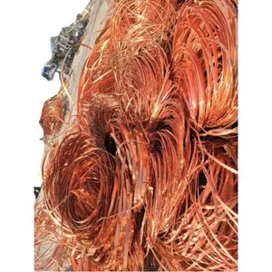 Sucata de fio de cobre prateado 99.9%/pura de alta pureza, fonte de venda quente, sucata de fio de cobre queimado 99.99%