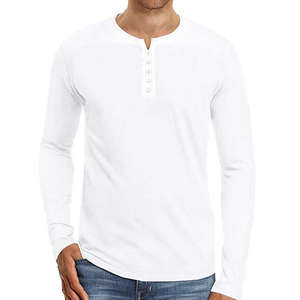 <b>Men</b> Henley <b>Shirt</b> Long Sleeve Slim Fit Cotton Stylish Comfortable for Work and Daily Wear - Product Image 6