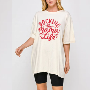 Camiseta clásica de cuello redondo para mujer diseñada para salidas casuales y comodidad diaria con material de mezcla de algodón transpirable para mujer - Product Image 4