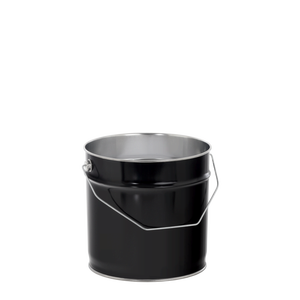 Cubo metálico 8 litros sin tapa. - Product Image 1