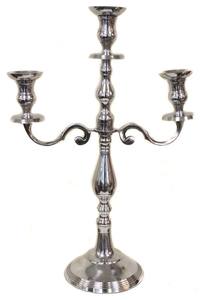 Candélabres de luxe plaqués argent pour décoration de mariage, support de bougie en métal, dernier candélabres, nouveau support de bougie en métal pour mariage - Product Image 3