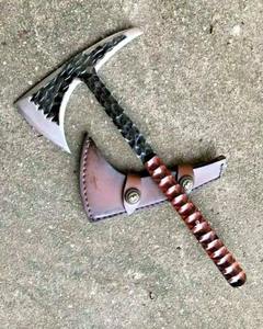 Tête de hache viking en acier inoxydable de qualité industrielle avec manche en bois de frêne, 20 pouces, utilisation en extérieur personnalisée - Product Image 5