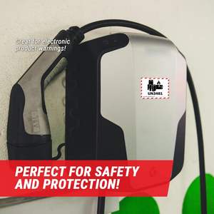 Etiquetas de precaución de batería de iones de litio, tamaño personalizado <span class=keywords><strong>UN3481</strong></span> UN3480 UN3091 - Product Image 2