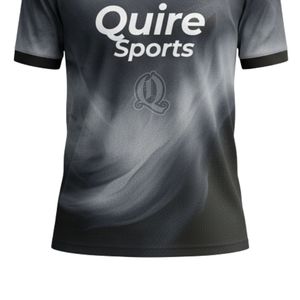 เสื้อฟุตบอลสีเทาควันสำหรับผู้ชายเสื้อฟุตบอลผ้าโพลีเอสเตอร์ระบายอากาศได้ดีแห้งเร็วออกแบบได้ตามต้องการ - Product Image 6