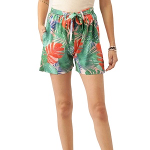 Pantalones cortos casuales para mujer de último estilo Nuevo diseño con servicios OEM de sublimación a bajo precio - Product Image 1